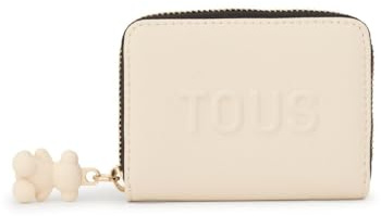 Tous Monedero Beige, para Mujer, Medidas 8 x 11 x 3 cm, Colección Tous La Rue New