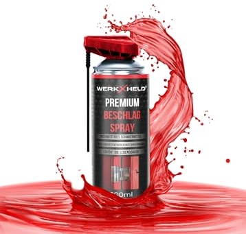 WerkXheld Beschlagspray für Fenster und Türen - 400ml Wartungsspray, Fensterschmiermittel & Öl, Optimiert für Fensterbeschläge, Langzeitpflege und Schutz