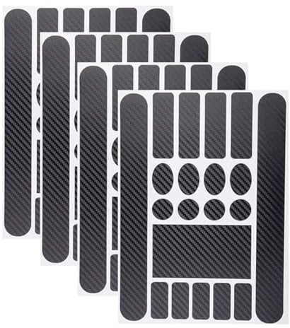 UYVPAER Lot De 4 Autocollant Résistant Aux Rayures Cadre De Vélo, Film De Protection Pour Cadre De Vélo, Autocollants Protection De Chaîne De Vélo, Protecteur De Cadre De Vélo(Noir)