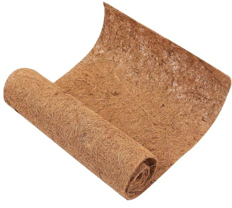 VICASKY Pratico rivestimento in fibra di cocco per il controllo dei pozzi per appendere i piani, balconi e, materiale naturale per piante sane