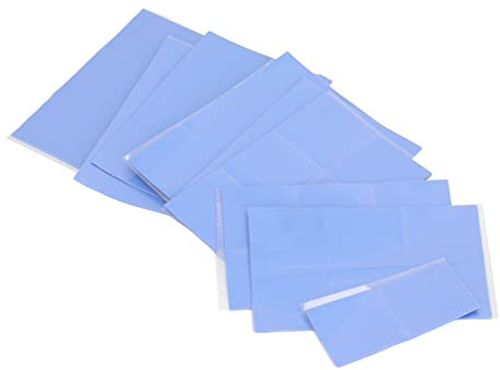 TIKATARER Termisk Dyna CPU, 50st Thermal Pad Thermacell Refill Pads CPU Thermal Pad Silicone 30x30x0.5mm Isolering Kylskylare för Bärbar Datorkylfläns, CPU, GPU, SSD