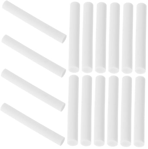 Hemobllo Gommes Cylindriques Blanches Gomme Polyvalente Lot de 50 sans Dommage pour Dessin et Création Artistique pour Œuvres et Documents