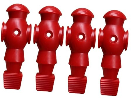 DimyFew 4 Figuras de Futbolín de 1,6 Cm para Juegos de Mesa, Rojo