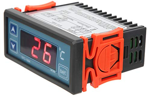 Controlador De Temperatura, STC-100A Controlador De Temperatura Digital Termostato Controlador De Temperatura De Refrigeración -50 ℃ -99 ℃ Rango Para Impresora 3D Congelador Frigorífico Eclosión