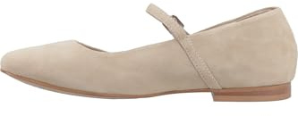 Hush Puppies Women's Pasha Suede Ballerina, Taupe, 7 UK