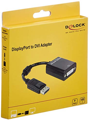 DeLOCK DisplayPort-kontakt till DVI 24+5 uttag adapter