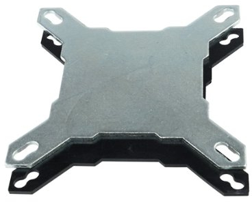 Phobya CPU-Backplate für Sockel 775/1366/1155/1156/2011, 100 mm x 2 mm, 2 mm Stahl, verzinkt, NBR Gummi 2 mm stark, Luftkühlung, 22 dB, für Desktop, CPU-Kühlkörperhalterung