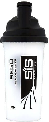 Science in Sport Shaker proteine 600ml - Lavabile in lavastoviglie, Protein shaker ermetico con chiusura a vite, Perfetto per un frullato senza grumi