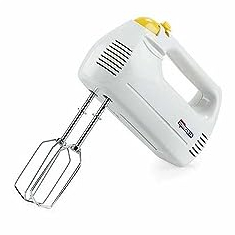 Termozeta 76007A Sbattitore Potenza 150 Watt Colore Bianco/Giallo, W, Acciaio, 5 velocità