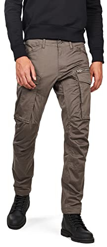 G-STAR Rovic Zip 3D Regular Tapered Pants, Pantaloni, Uomo, Marrone (GS Grey D02190-5126-1260), 30W / 32L