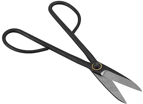 Forbici da Potatura Professionali in Acciaio, 205mm, Cesoie da Giardino per Bonsai e Rami, Strumento Manuale con Lama da 65mm