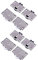 LOOTICH Neu Typ Metall Möbel Kleiderschrank Wandschrank Laufrollen für Schrank Schiebetür Rolle Rollen Räder 24mm Dia Laufrolle mit Feder beladen Fängen 4 Paar