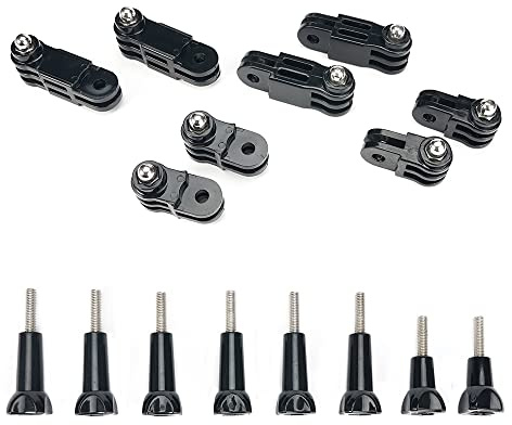 Set di fotocamere action GoPro Hero 10, 9, 8, 7, 6, 5, Xiaomi, Fusion, DJI Osmo, SJCAM e GoPro Moto con braccio girevole regolabile