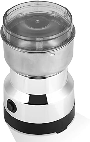 Kaffeemühle Elektrisch, Edelstahl Gewürzmühle Kaffee Mühle mit Schlagmesser, Multifunktionale Mühle, für Kaffeebohnen Nüsse Gewürze Getreide 100-200W EU220V