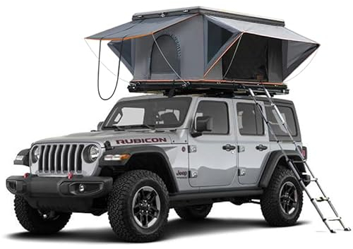 Unispectra Tenda da tetto Auto Campeggio Automatico Idraulica Metallo Tetto 2-3 Persone Impermeabile Apertura Rapida Rimorchio Tenda