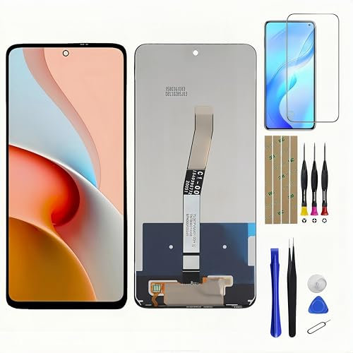 TFT para Xiaomi Redmi Note 9 Pro/ Redmi Note 9S M2003J6B2G M2003J6A1G Teléfono Móvil Pantalla LCD Pantalla táctil Digitalizador Panel de Cristal Completo Montaje y Reemplazo de Pantalla con