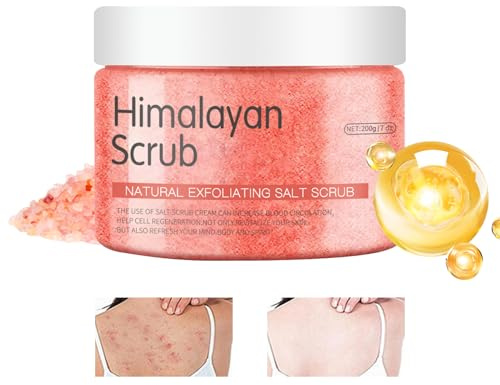 Esfoliante Per Il Corpo | 200g Lavaggio Idratante Naturale,Scrub per le Ascelle | Per Luminosità Cura Della Pelle Morta Bellezza Per Mani E Piedi Zona Bikini Schiena E Ginocchio Spa