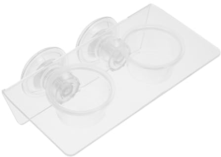 ROMISBABA Alimentatore Di Lucertole Piatto D'acqua Per Rettili Ciotola Di Alimentazione Lucertola Piatto Di Cibo Da Rettile Accessori Per Rettili Transparent