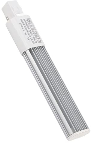 KIMISS Lámpara Compacta LED G23 de 2 Pines, Tubo Empotrado Horizontal, Accesorios de Iluminación, Luz LED de 6W y 2 Pines - Bombilla G23 (GX23)