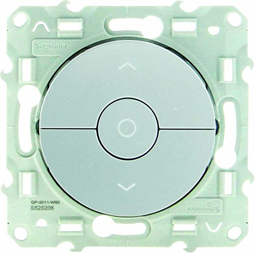 Schneider Electric S530208 Interrupteur Volets roulants Odace 230 V Alu