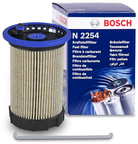 Bosch N2254 - Dieselfilter Auto | Avlägsnar partiklar och vatten från bränslet – skyddar injektionssystemet