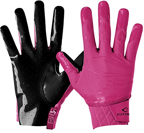 Rev Pro 5.0 Receiver Gloves Plain Pink M