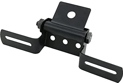 Riloer Metal License Plate Holder Universal for Motorcycle Off-road Vehicle ATV, Adjustable Angel Folding License Plate Holder Bracket,motorcycle motorbike number plate, Black