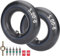 JIAYAN Lot de 2 Chambre à air13x5.00-6 avec tige de valve coudée TR87 Remplacement pour les wagons de tondeuse à gazon Razor Go Kart Dirt Bike ATV