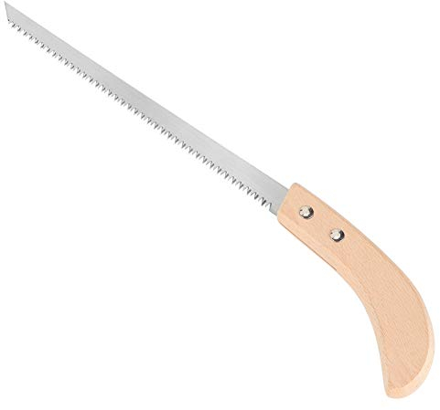 Natudeco Bonsai Saw 325mm Scie à Main à Lame étroite pour L'élagage des Arbres Arbustes Design à Petites Dents Outil De Jardin Essentiel pour Les Professionnels Amateurs