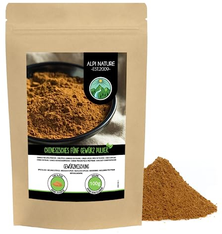 Alpi Nature 5 Épices Chinoises 100g, Assaisonnement Chinois, Poudre de Cinq Épices