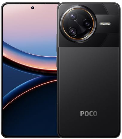 Xiaomi Telefono Poco F7 Ultra 16GB+512GB Snapdragon 8 Elite di fascia alta | Chipset VisionBoost D7 | Carica HyperCharge 120W Cablaggio + 50W Wireless | Display Flow AMOLED 2K 120Hz (16+512GB Black)