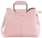 Pierre Cardin Damen-Handtasche, Kunstleder, kleine Größe, Schultertasche, multifunktional, aus Leder, Handtasche für Damen, Shopper, Kunstleder, Rosa