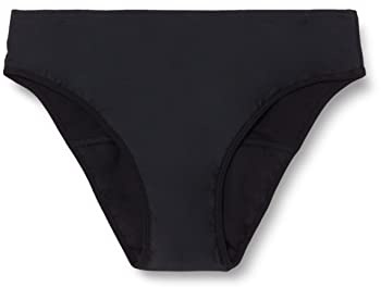Culotte Menstruelle de Maillot DE Bain Menstruel Fille/Ado IBIS Flux/Leger/Moyen Noir T14 Ans, Culotte de Maillot de Bain Menstruel Uni Noir Ado T14 Ans Happy Days by HP