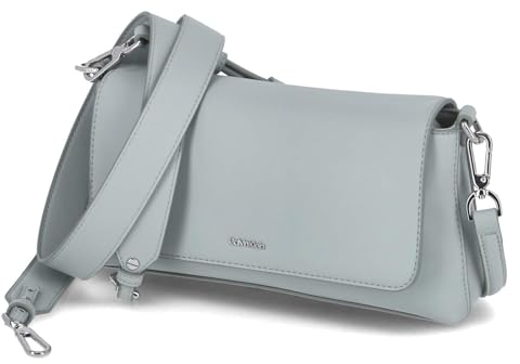 Calvin Klein Damen CK Must Shoulder Bag K60K611928 Taschen, Grau (Pigeon)