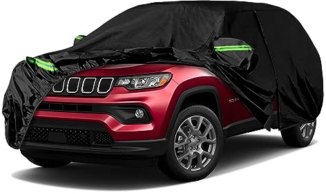 Telo Copriauto Compatibile con Jeep Compass 2007-2024, Impermeabile Traspirante Copertura per Auto Telone