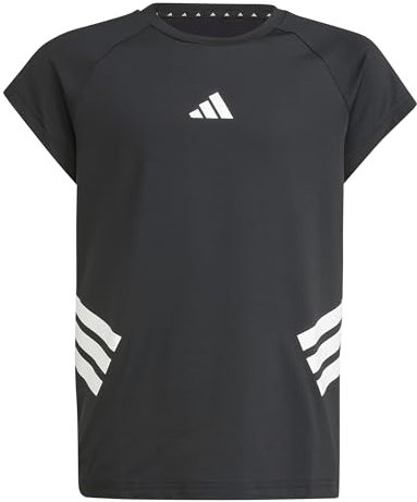 adidas Mädchen All Sports NXT T-Shirt, Black/White, 5-6 Years