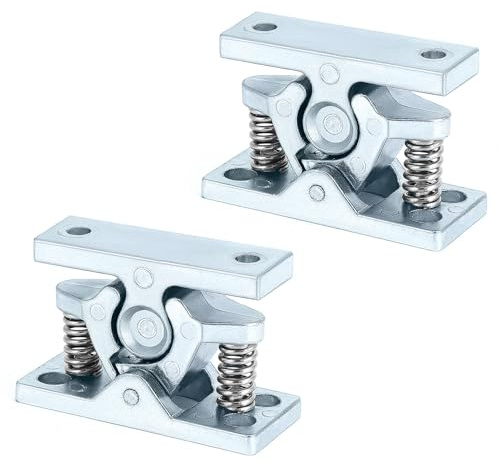 QWORK® 2 Pièces bloc porte en alliage de zinc, arrêt de porte, pour caravanes, bateaux, camping-cars