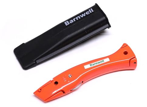 Barnwell Signal Orange Dolphin Delphin Carpet Fitters Work Trimming Fixed Handle and Holster Only
