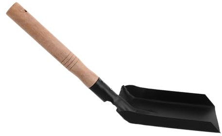 Abaodam Pala para Excavar Al Aire Herramientas De Jardinería para Palas para Estufa De Leña Pala Portátil Pala Multifuncional Pequeña Pala Palas para Cavar Planchar Black