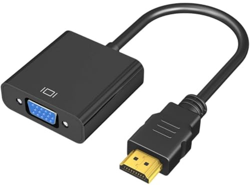 HiyyFloy Micro till Vga adapter omvandlare digital kompatibel hane till Famale Vga kabelomvandlare för PC bärbar dator surfplatta
