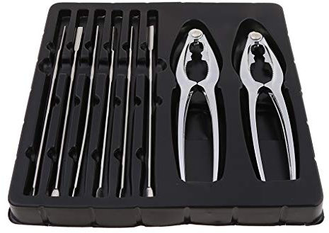 Lot de 8 pinces à homard et crustacés et fruits de mer