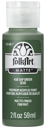 FolkArt Acrylic Paint in Assorted Colors (2 oz), 458, Sap Green