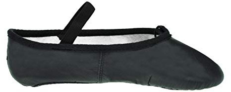 Starlite Basic Black Leather Ballet Shoe 2.5 L