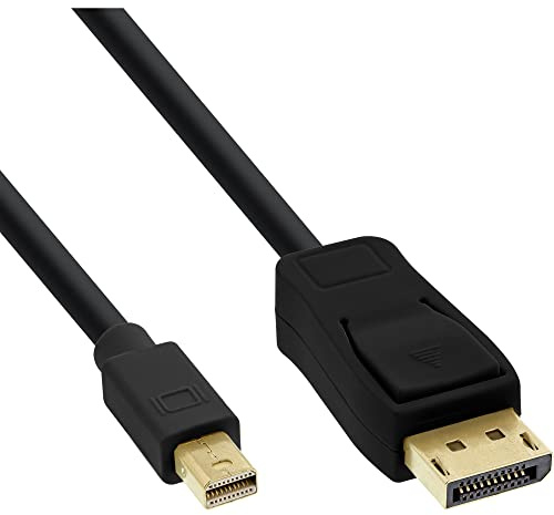 InLine 17134 mini DisplayPort till DisplayPort-kabel 0.5 m svart