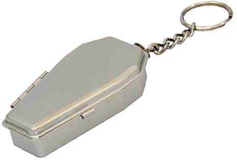 Bara Di Metallo Portatile Posacenere Esterna Sigarette Posacenere Con Coperchio Portachiavi