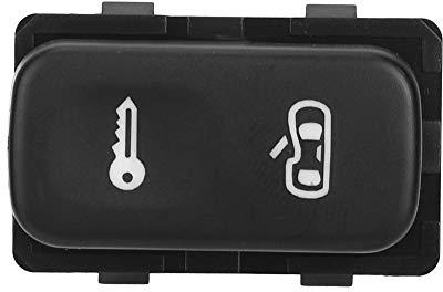 Zentraler Türschlossschalter 1Z0962125A, Schwarzer Schalterknopf des zentralen Türschlosses 1Z0962125A Passend für Mk2 2004-2013