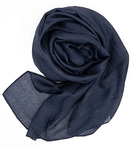 Colours & Beauty Châle de mariage élégant pour femmes | Étole de mariage Nuit Bleue pour femmes | Foulard pour femmes | Écharpe d'été pour femmes | Châle d'été pour femmes | Châle pour femmes