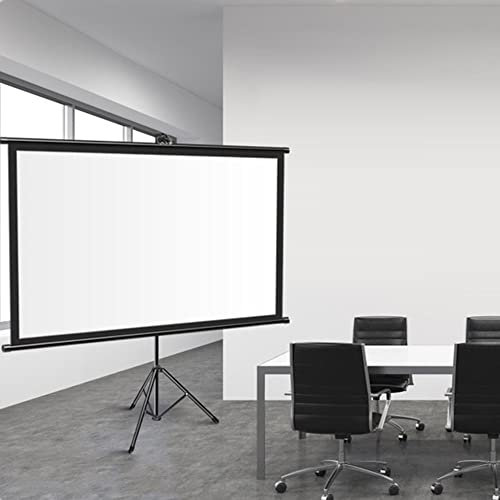 JOJAN Schermo Proiettore con Treppiede, Portatile 4:3 16:9 4K HD Schermo di Proiezione 60 Pollici, Tela di Proiezione Leggera E Compatta (Size : 4:3)