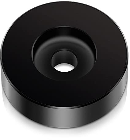 45 Record Adapter for Turntable RPM Record Player for 7 Inch Vinyl Players Turntables Solid Aluminum Dome(Black)