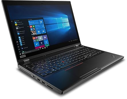 Lenovo ThinkPad P53 15,6 Full HD Intel Core i7 9850H Disque dur SSD 512 Go Mémoire 32 Go Windows 10 Pro avec Windows 11 Mise à niveau Nvidia Quadro T1000 Ordinateur portable (reconditionné)